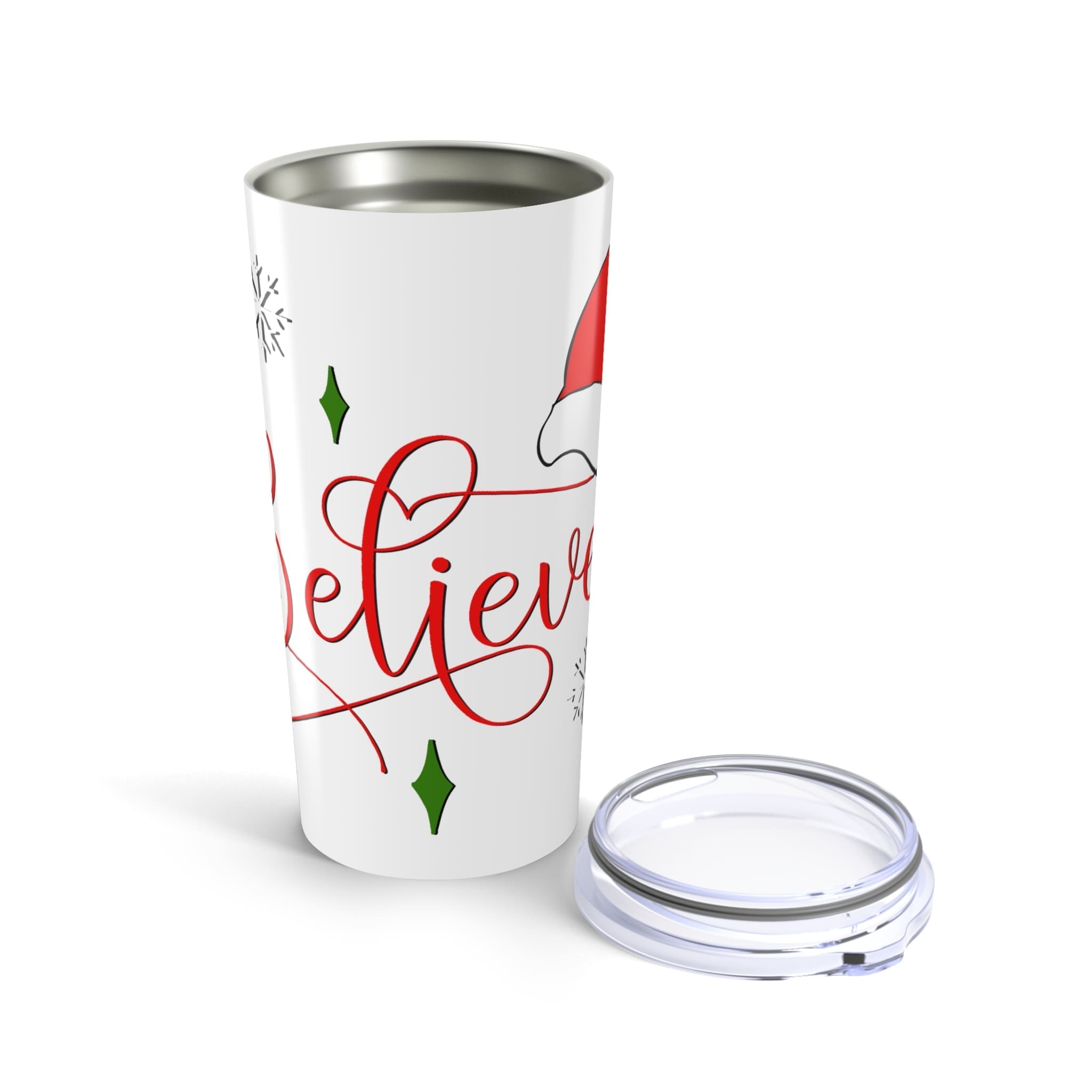 Believe 20oz Tumbler — Inspirational Travel Mug