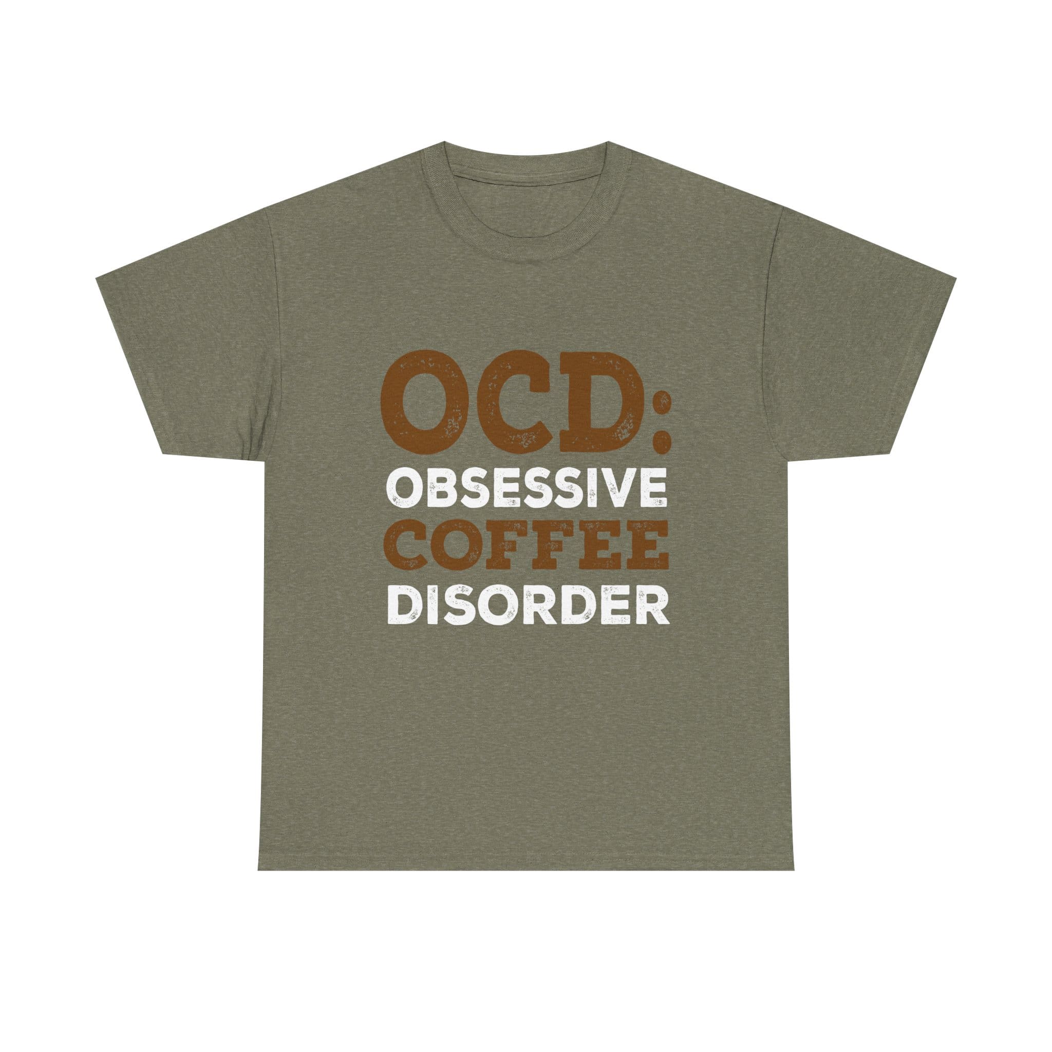OCD: Obsessive Coffee Disorder Unisex Heavy Cotton T-shirt