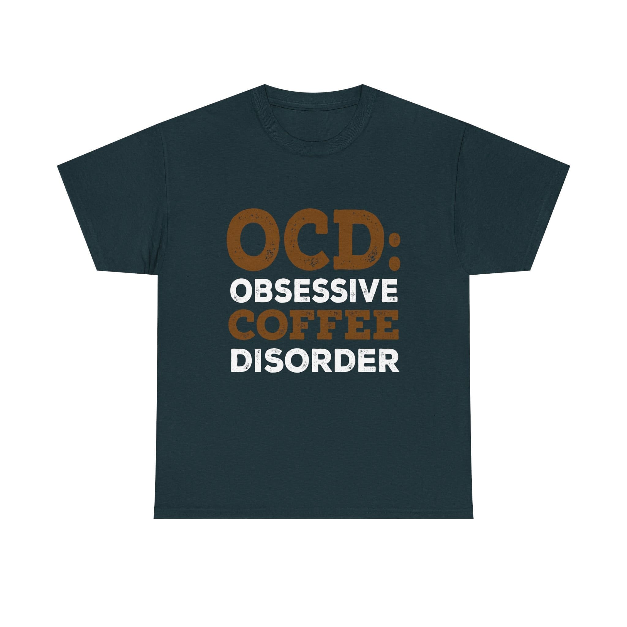 OCD: Obsessive Coffee Disorder Unisex Heavy Cotton T-shirt