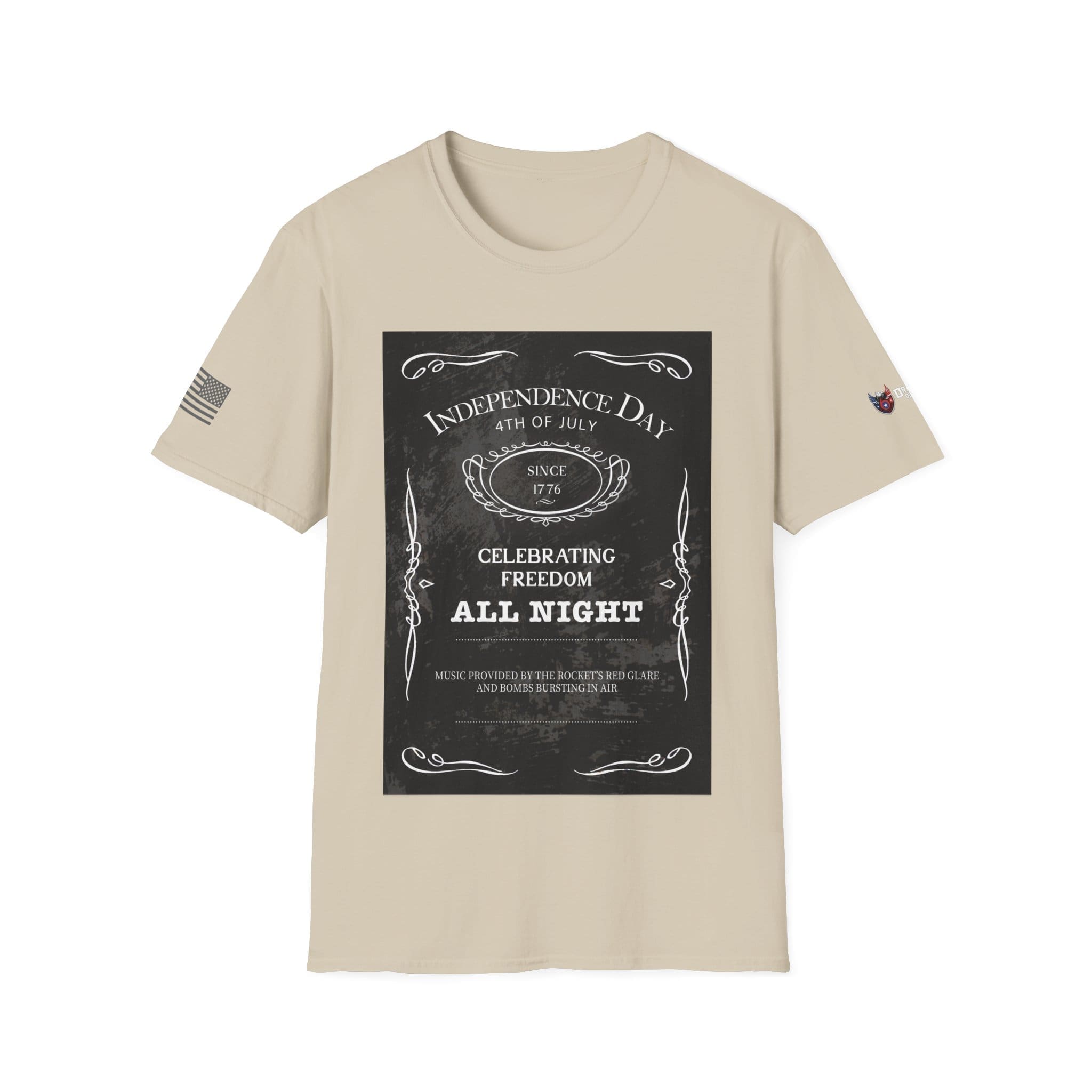Independence Day Whiskey Design Patriotic T-Shirt
