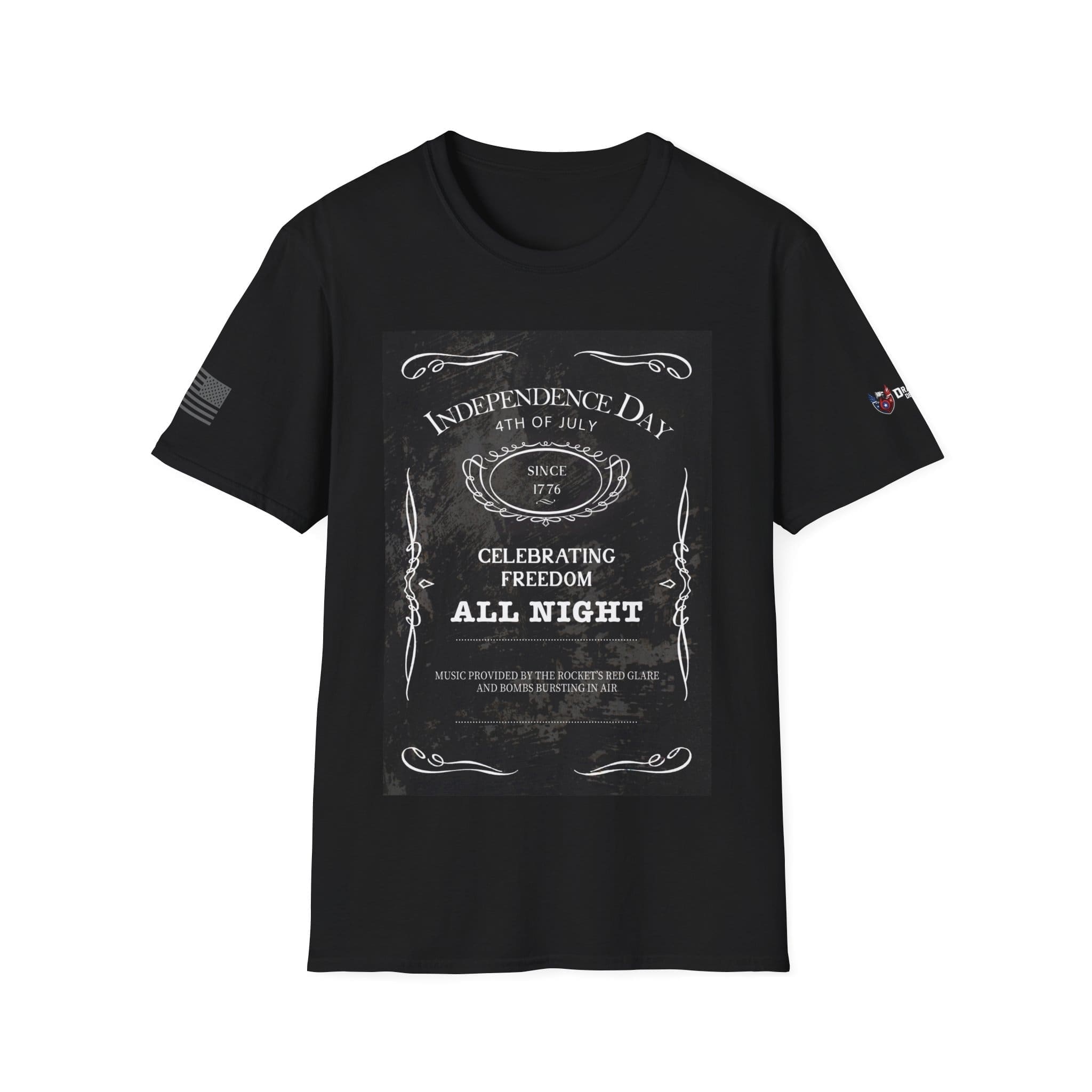 Independence Day Whiskey Design Patriotic T-Shirt