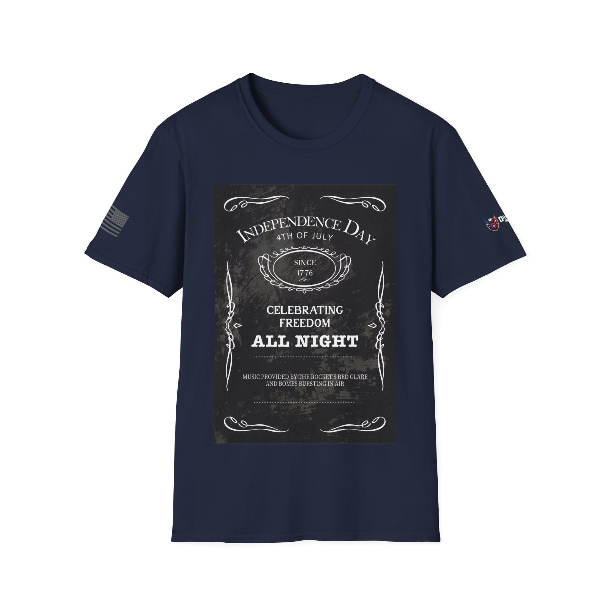 Independence Day Whiskey Design Patriotic T-Shirt