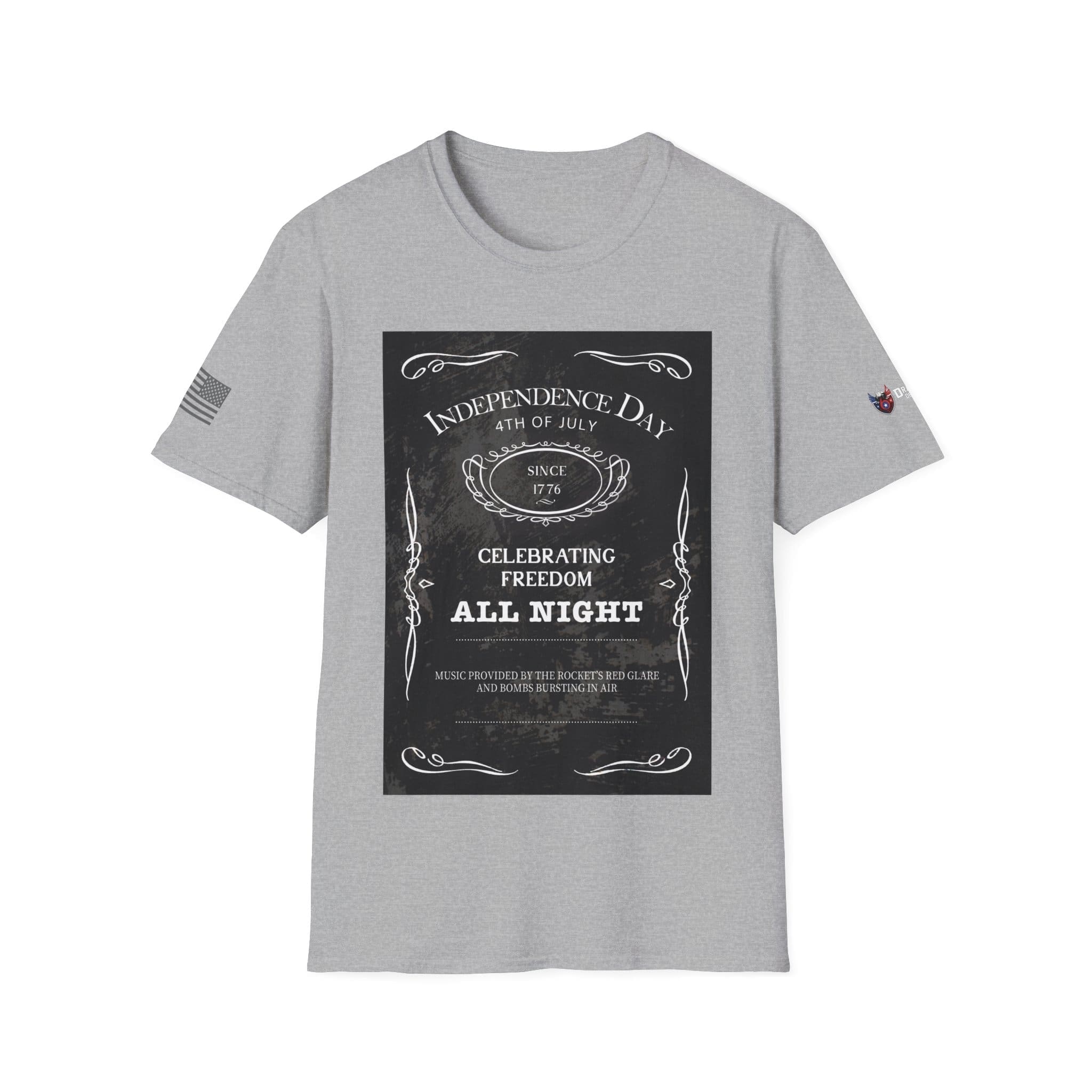 Independence Day Whiskey Design Patriotic T-Shirt