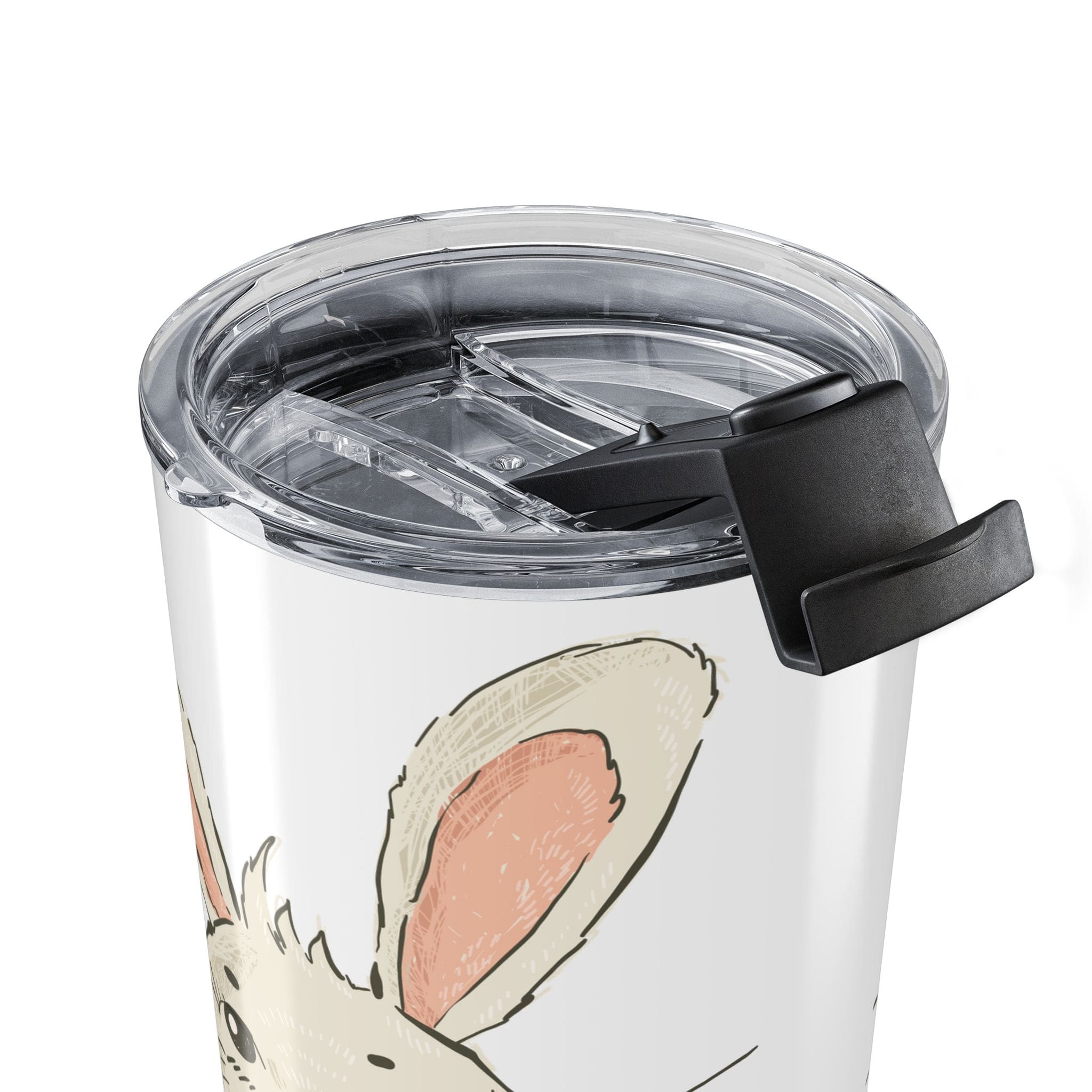 Easter Bunny 20oz Tumbler – Cute Watercolor Rabbit Travel Mug