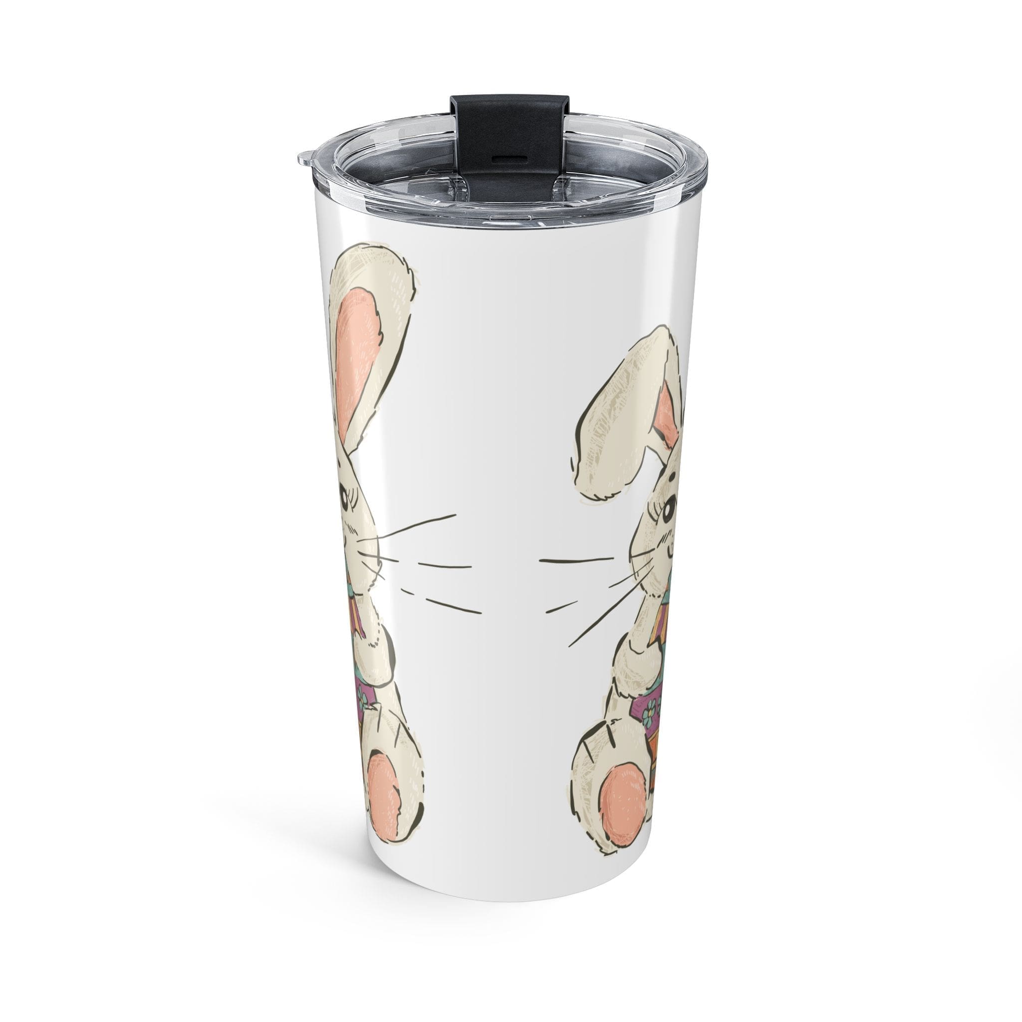 Easter Bunny 20oz Tumbler – Cute Watercolor Rabbit Travel Mug